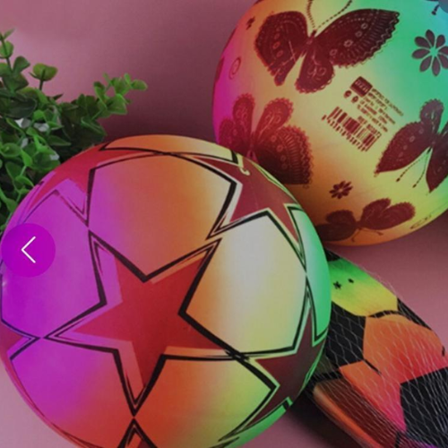 Pelotas Plásticas Multicolor con Diseños Estrella y Mariposa 🌈⭐🦋