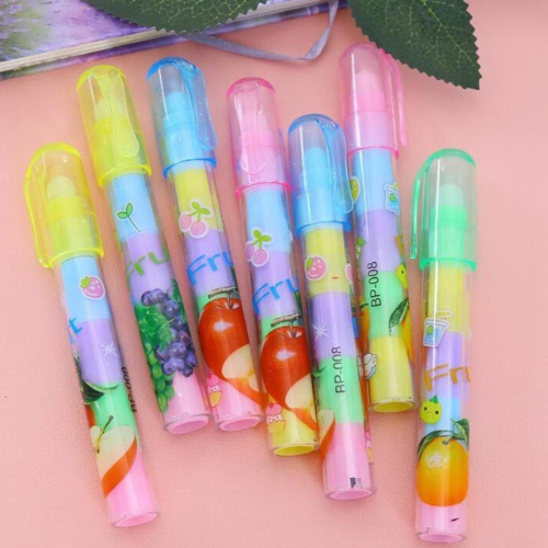 Borradores frutales con tapa – Colores surtidos