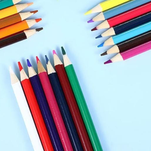 Caja de Lápices de Colores Tianbowen – 12 Unidades Diseño Espacial