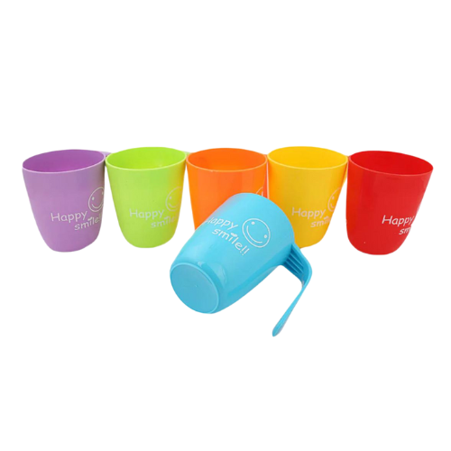 Set de Vasos Plásticos de Colores – 6 Unidades