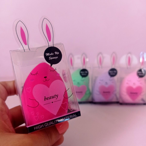 🐰 Esponja de Maquillaje Kawaii – Difuminado Perfecto