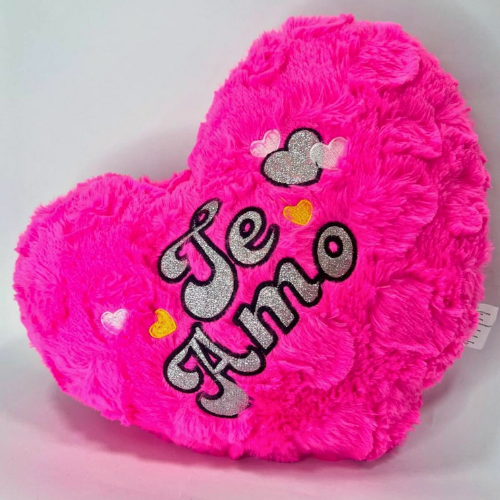 Cojín Corazón “Te Amo” – Peluche Decorativo