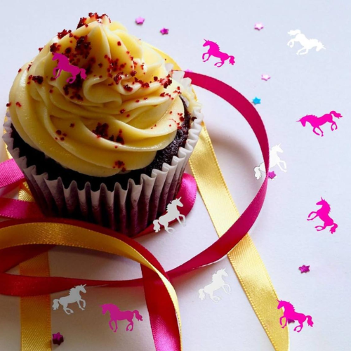 🦄✨ Confeti Metalizado Unicornio – Colores Surtidos