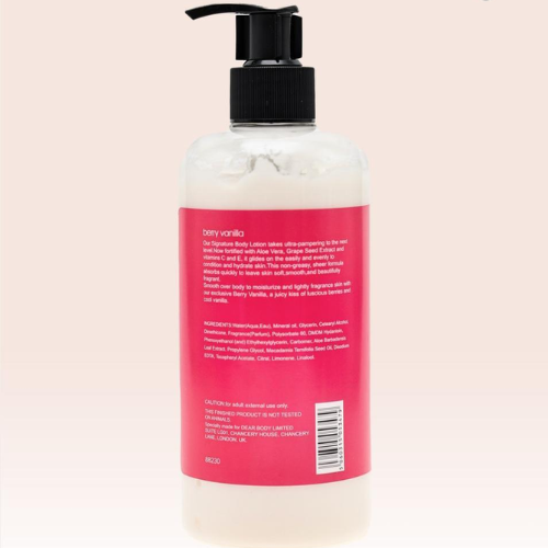 Body Lotion Berry Vanilla – Hidratación 500 ml