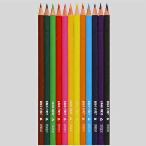 Caja de Lápices de Colores – 12 Unidades Diseño Anime