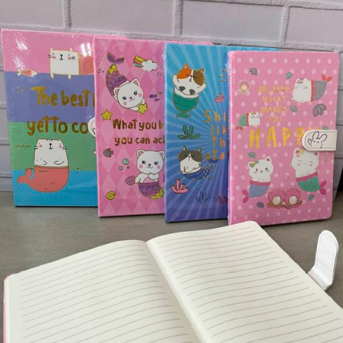 Agenda Gato Sirena-Cute & Colorida