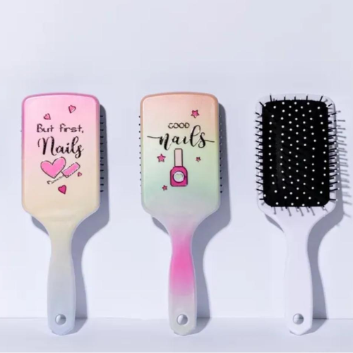 Cepillo Paddle con Diseño Estampado – Estilo Nails