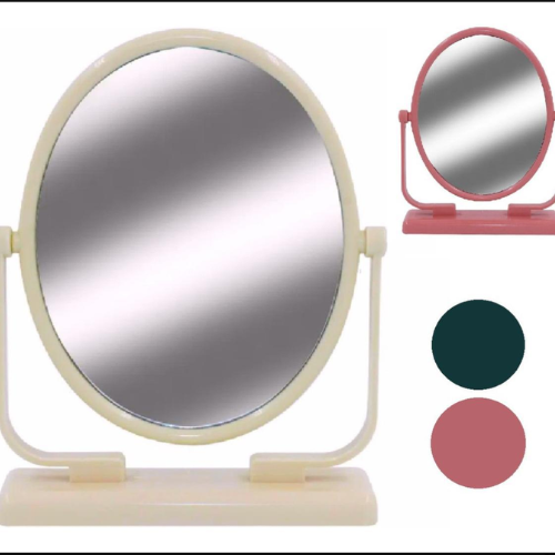 ✨ Espejo de Maquillaje con Soporte – Estilo Minimalista
