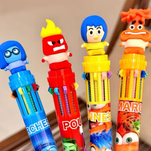 Esferos Multicolor Personajes Intensamente