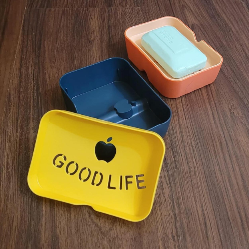 ✨🧼 Jabonera Plástica con Drenaje – Colores Surtidos