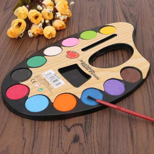 Paleta de Acuarelas Artísticas 12 Colores