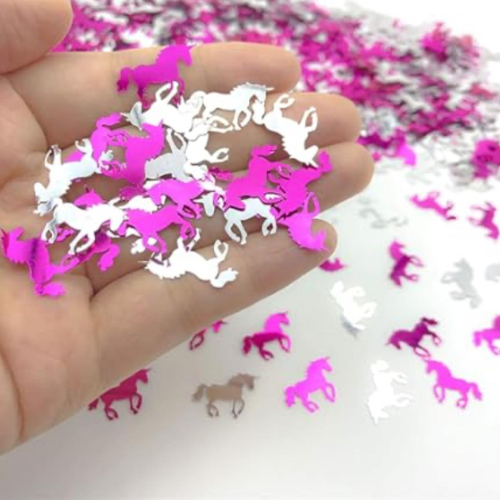 🦄✨ Confeti Metalizado  Unicornio – Colores Surtidos