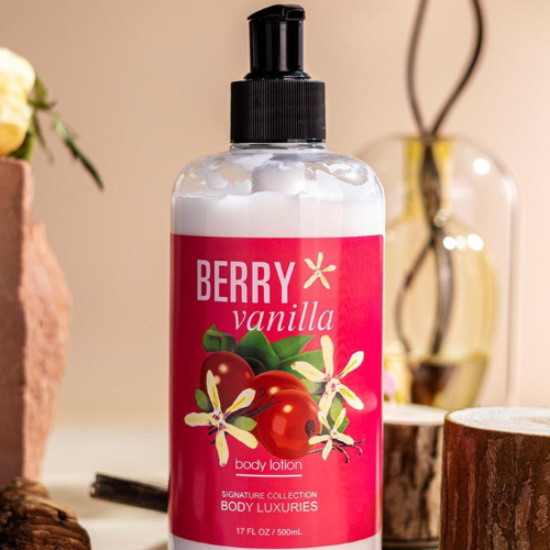 Body Lotion Berry Vanilla – Hidratación 500 ml