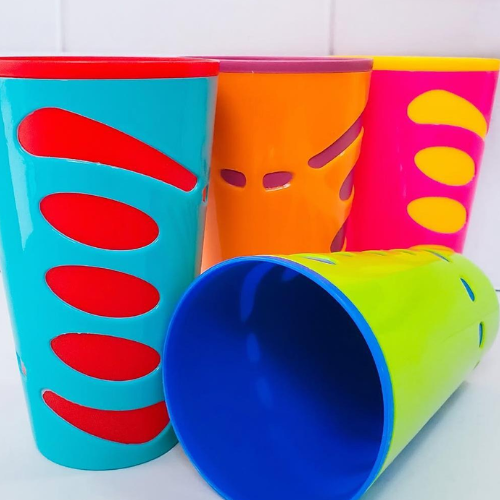 🥤✨ Vaso Plástico Neón – Unidad