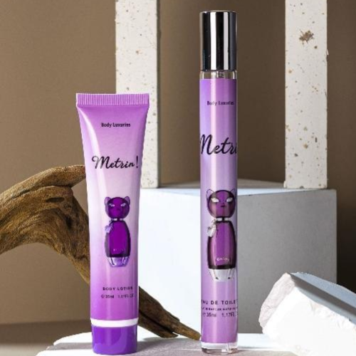 Set de Perfume y Loción Metrin – Presentación 2 Piezas (35 ml c/u)