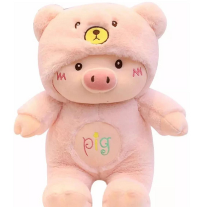 Peluche Cerdito con Capucha – Suave y Adorable