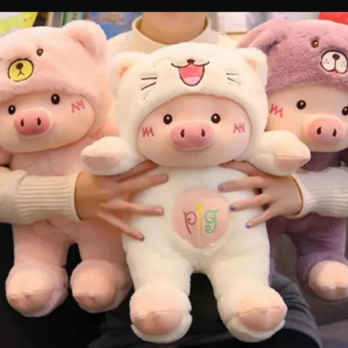 Peluche Cerdito con Capucha – Suave y Adorable