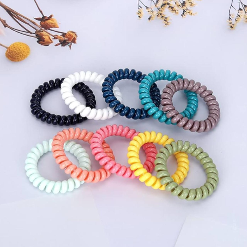 🌈 Colitas Antimarcas para el Cabello – Set de 4 Colores